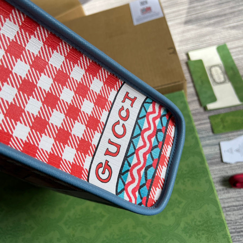Close-up detail of curated bag design