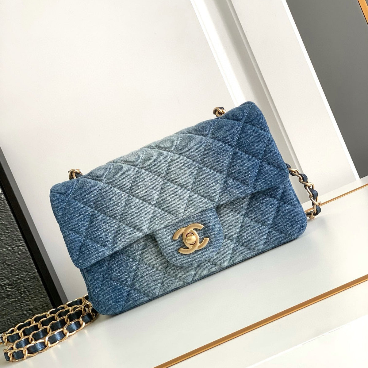 Chanel Classic Flap Denim Bag – luxury designer bag at Bellvora