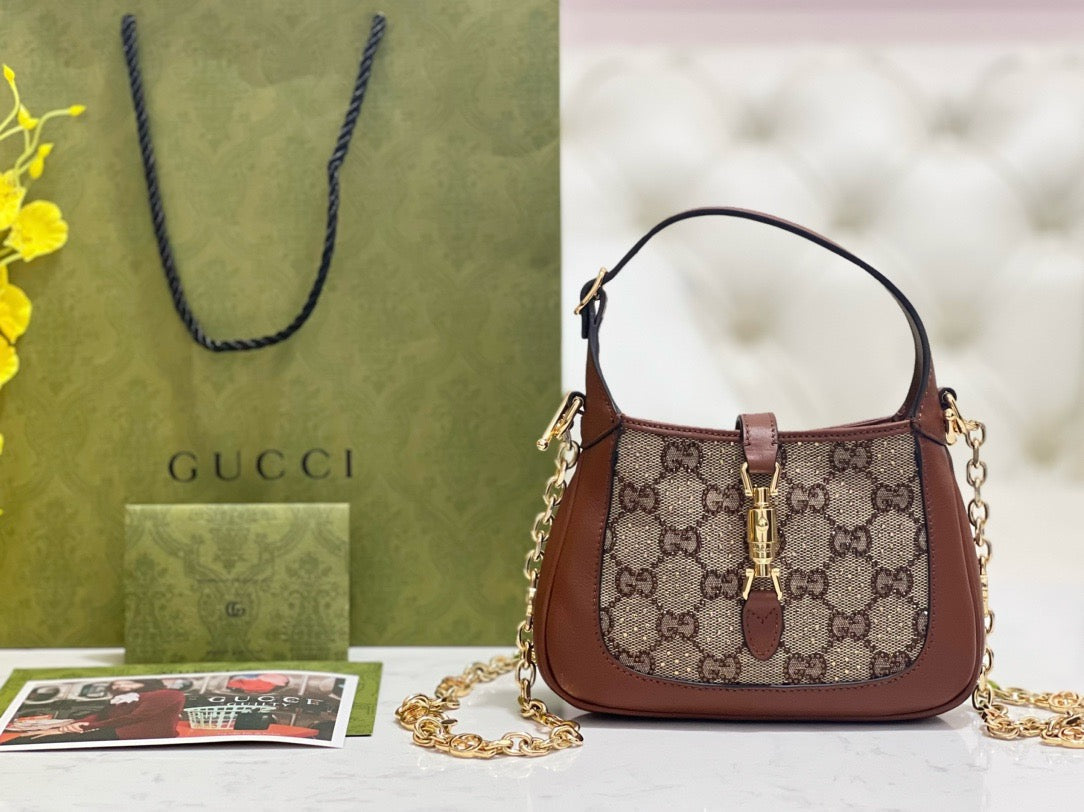 Gucci Jackie 1961 Crystals Mini Bag – luxury designer mini bag at Bellvora