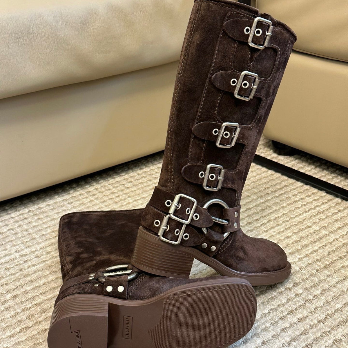 Shoes? Miu M Boots Premium Designer Casual Shoes