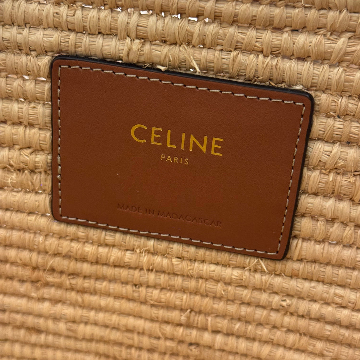 Front view of Celine Small Paniere Bag premium cel small paniere bag