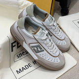 Back view of Fendi luxury Sneakers with clean finishing