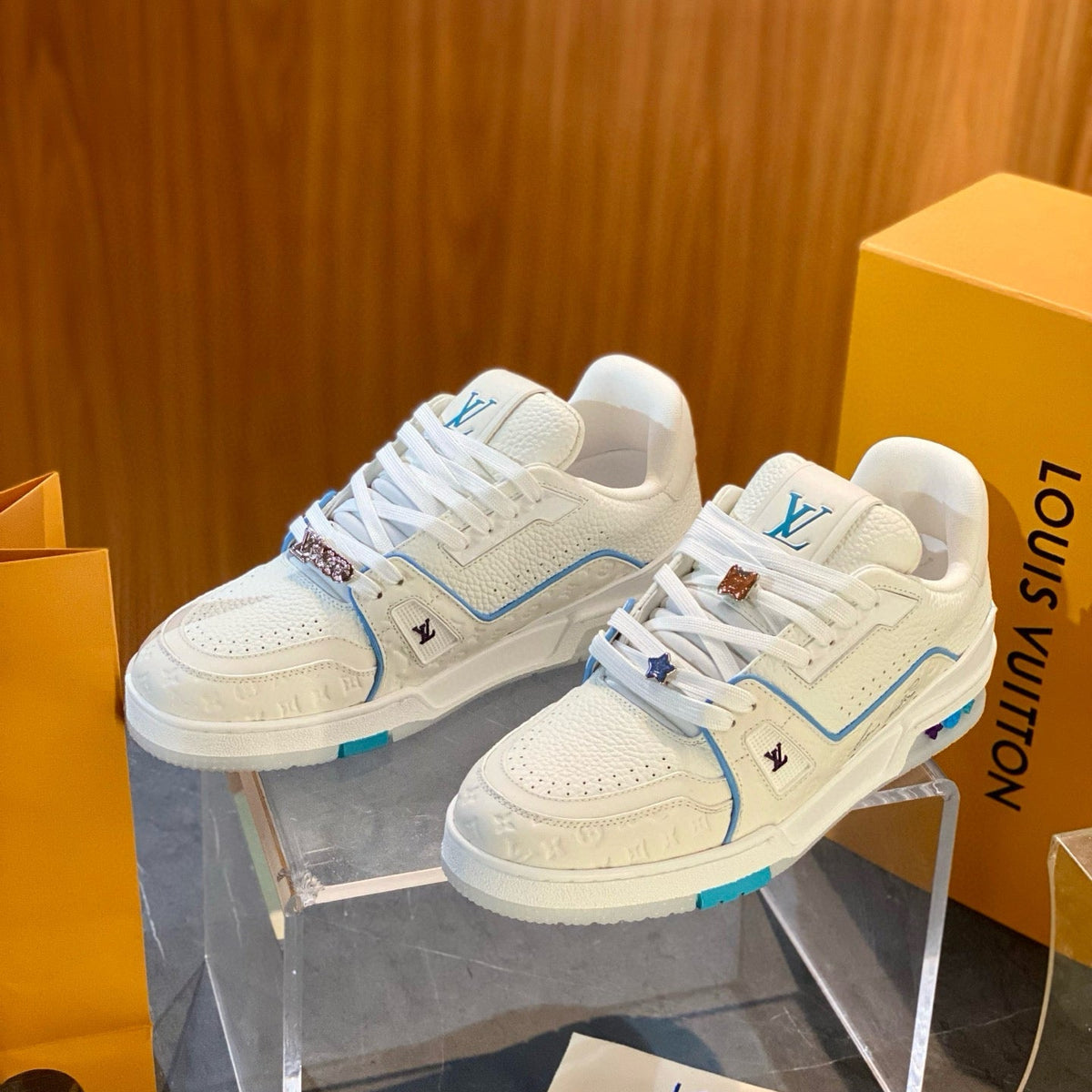 Louis Vuitton Shoes? Louis Vuitton Lou Trainers Premium Designer Casual Shoes