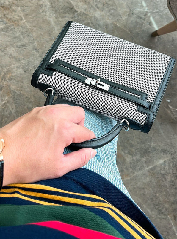  effortless crossbody bag detail view showing craftsmanship