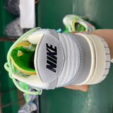 Nike soft grey luxury sneakers view 5 premium leather build