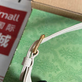Close-up detail of classic bag design