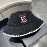 Close-up detail view of Burberry unisex cap