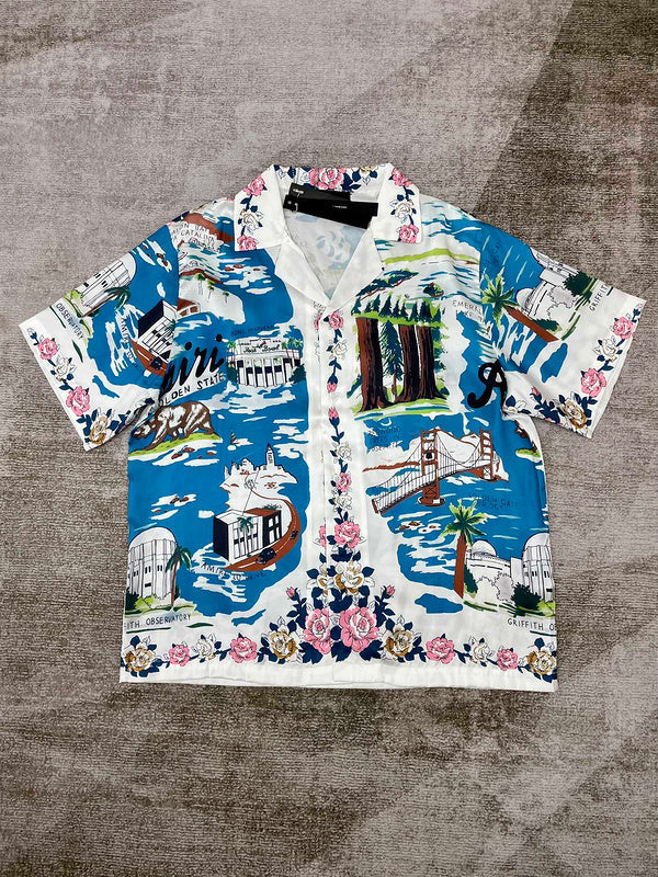 Amiri t-shirt front view designer style