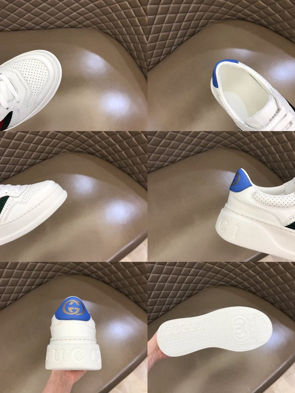 Side profile of Gucci all-black sneakers everyday casual design