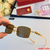 Angled view of Cartier unisex sunglasses