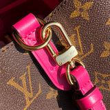 Handle and strap detail of polished chic women's handbag – women's premium purse