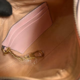 Handle and strap detail of refined classic women's handbag – women's luxury accessory