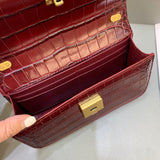 Chic Premium PU Leather Handbag - Everyday Elegance | Women's Everyday Carry Handbag #413 - alternate angle view (image 8) of designer-inspired handbag