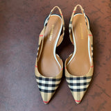 Sleek Vegan Leather Shoes - Smooth Faux-Leather Finish | Women's Everyday Fashion Shoes #1520 - back view (image 4) of designer-inspired shoes