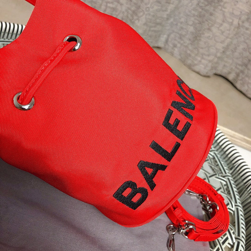 Back view of statement elevated women's handbag – women's designer-style accessory
