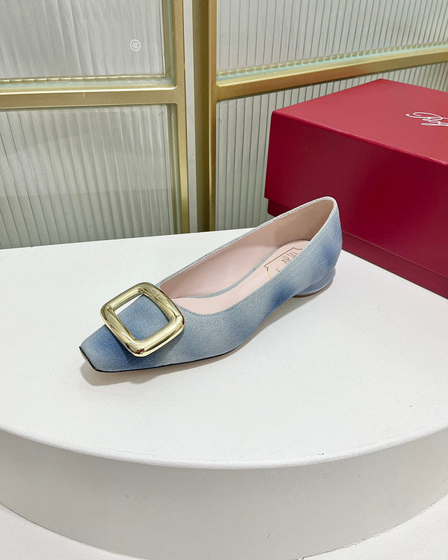 Roger Vivier luxury shoes detail shot