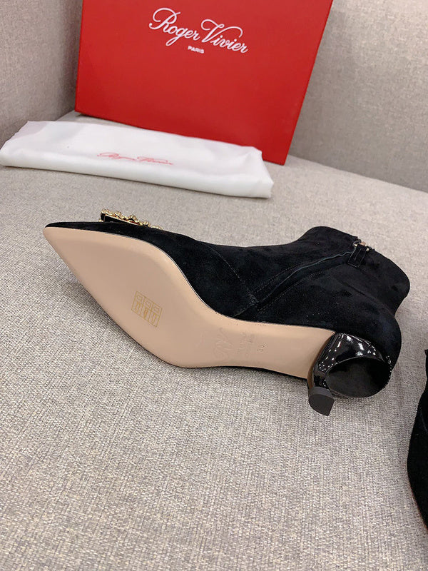Roger Vivier luxury shoes close-up — premium authentic designer style