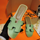 Hermes sandals Style 090 - angled studio shot