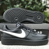 Nike fresh white-and-black luxury sneakers view 10 signature lace-up style