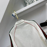 Full styled look of Gucci luxury clothing with label-forward styling