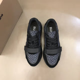 Burberry Burgundy Low-Top Sneakers - Back View