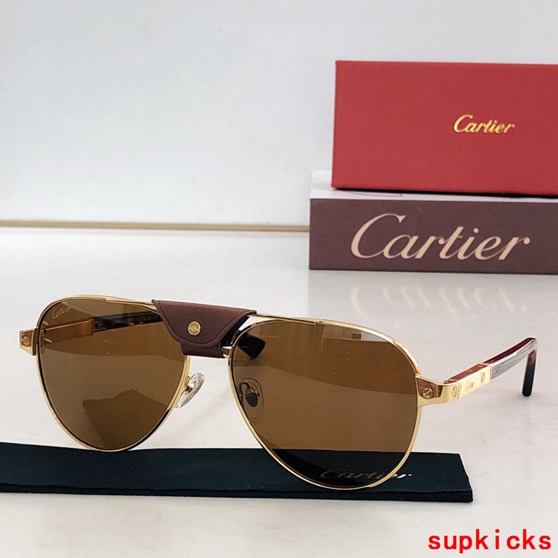 Front view of Cartier unisex sunglasses
