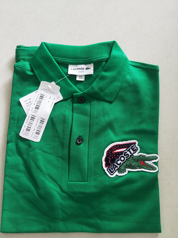 Back view of Lacoste luxury clothing with tailored silhouette