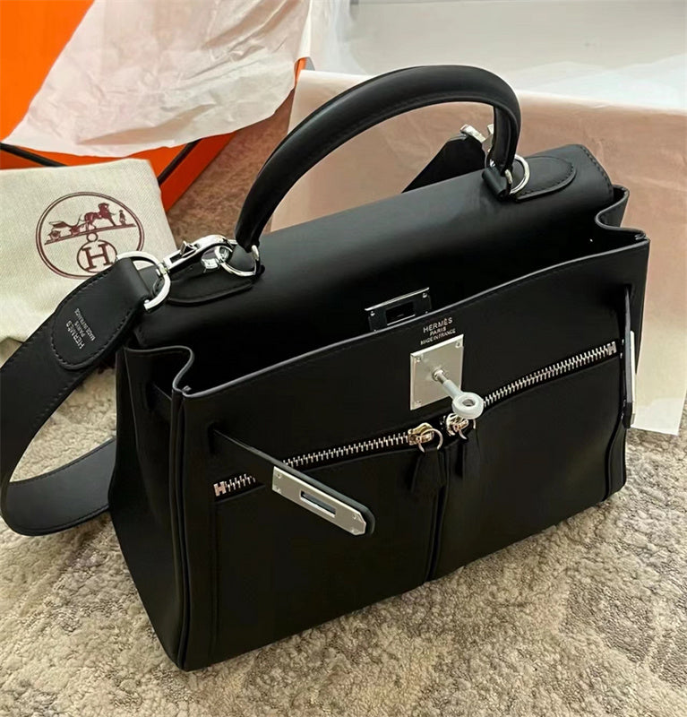 Interior view of understated premium bag