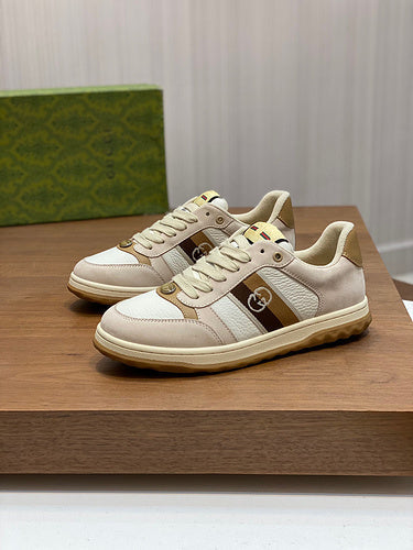 Gucci stone beige luxury sneakers view 11 chunky sole construction