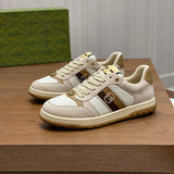 Gucci stone beige luxury sneakers view 11 chunky sole construction