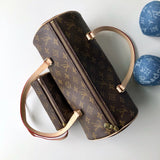 Top view of refined premium women's handbag – women's luxury accessory