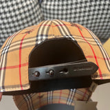 Side view of Burberry unisex cap