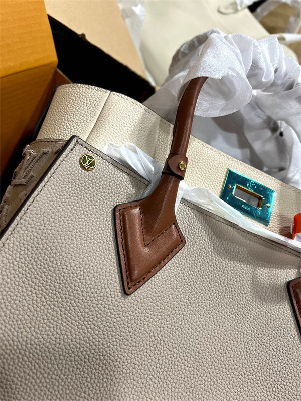  statement top-handle bag detail view showing craftsmanship 14