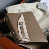  chic top-handle bag detail view showing craftsmanship