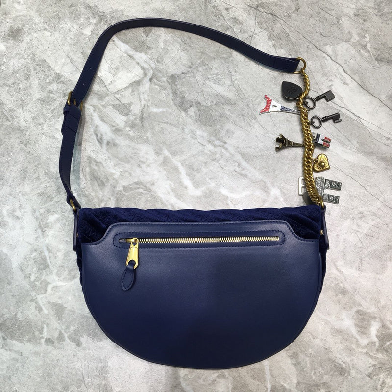 Polished Premium PU Leather Handbag - Premium Craftsmanship Detailing | Women's Statement Accessory #722 - styled full view (image 7) of designer-inspired handbag