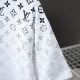 Full styled look of Louis Vuitton cotton t-shirt with signature branding