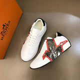 Hermès Tan Pointed-Toe Flats - Angled View