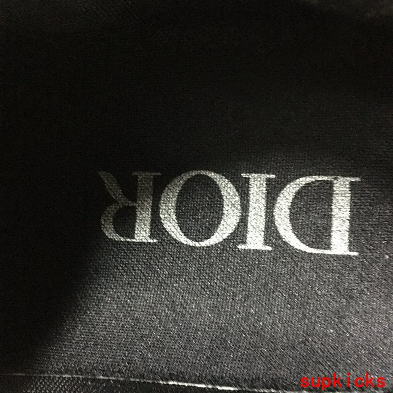 Dior Red Combat Boots - Close-Up Texture View