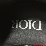 Dior Red Combat Boots - Close-Up Texture View