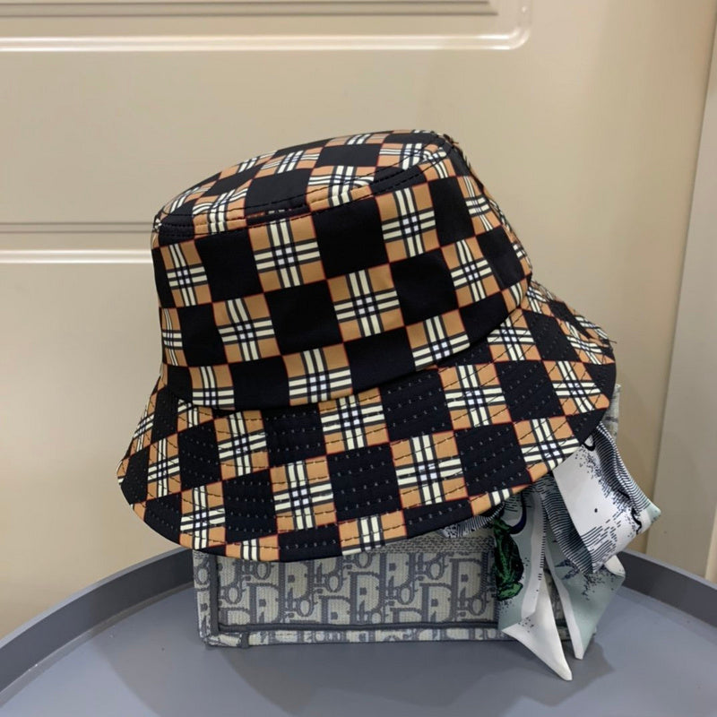 Front view of Burberry unisex cap