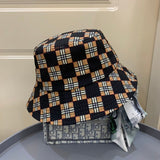 Front view of Burberry unisex cap