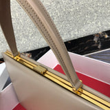 Back view of refined modern women's handbag – women's designer-style accessory