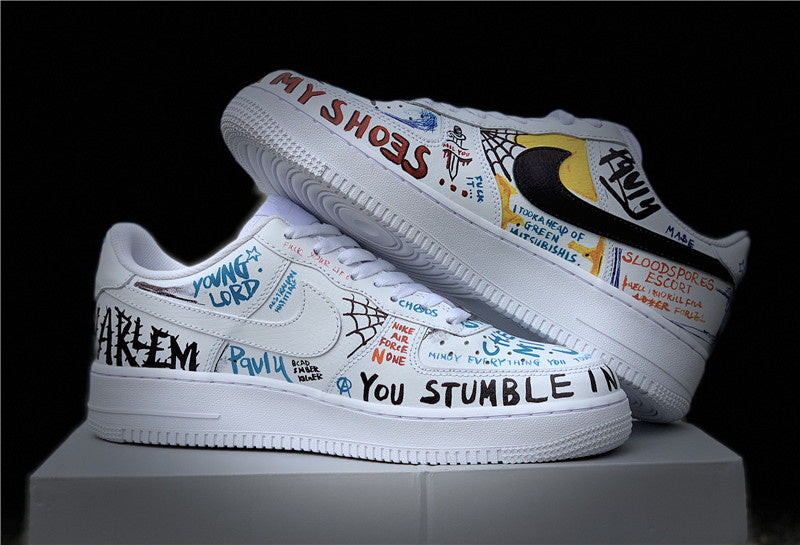 Nike Men's & Women's Designer Street Sneakers — Style 014 back view