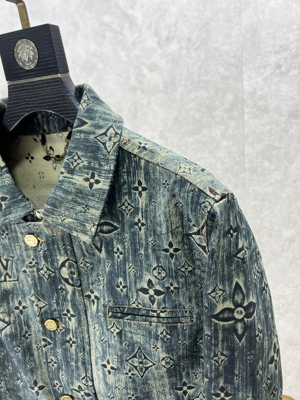 Full styled look of Louis Vuitton luxury clothing with runway-inspired design