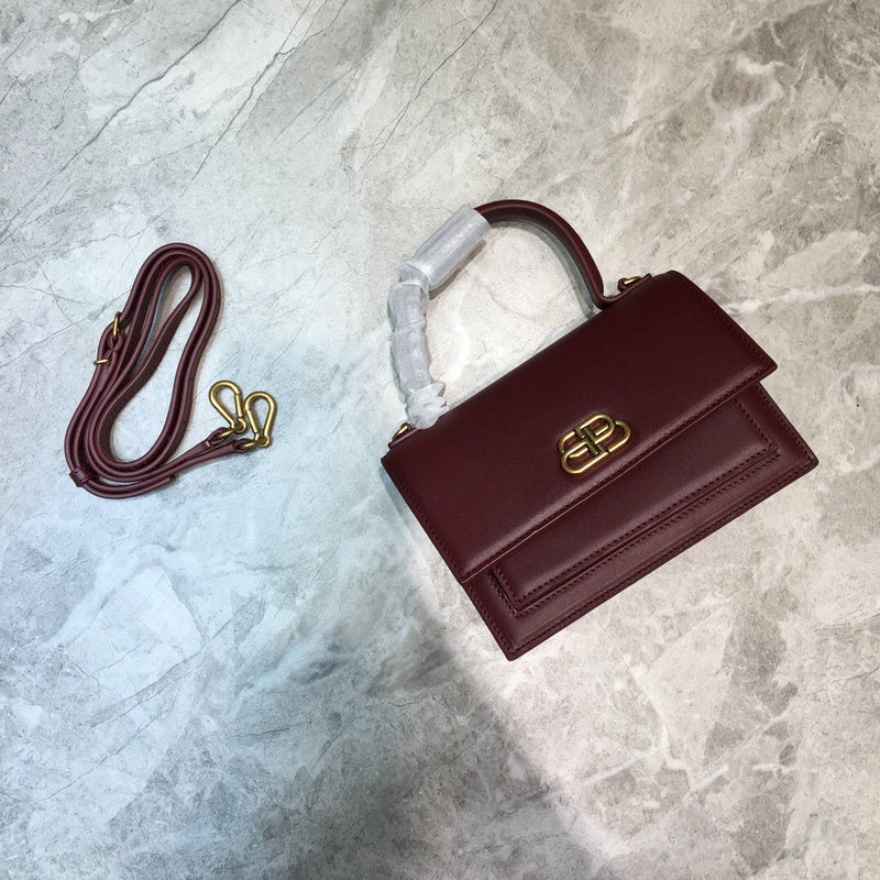 Sophisticated Premium PU Leather Handbag - Sleek Minimalist Lines | Women's Luxury Handbag #850 - front view (image 1) of designer-inspired handbag