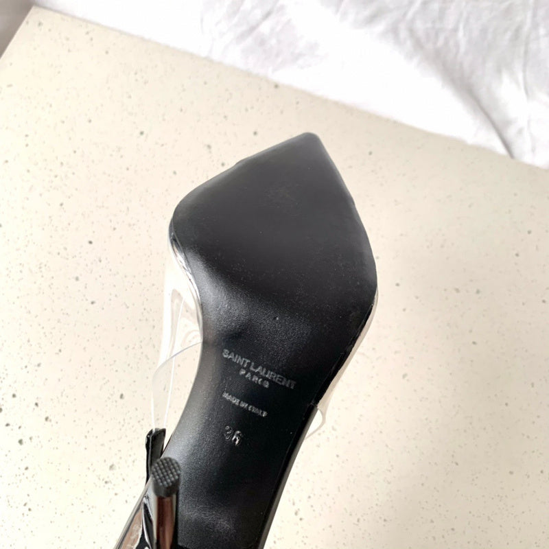 Side profile view of Saint Laurent luxury piece style No.113