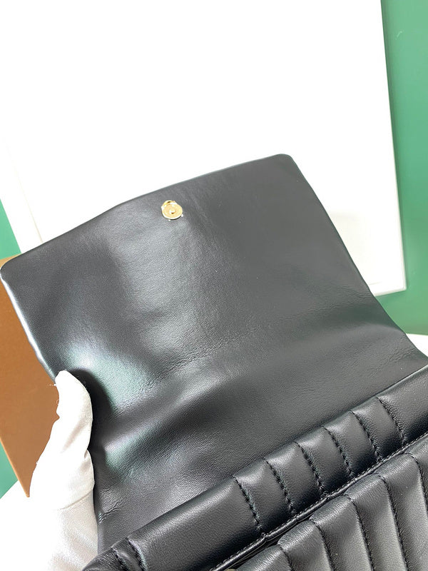 Chic Faux Leather Handbag - Smooth Faux-Leather Exterior | Women's Fashion Handbag #1116 - interior view (image 6) of designer-inspired handbag