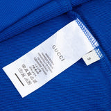 Close-up detail shot of Gucci luxury clothing with tailored silhouette