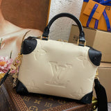 Top view of sleek statement women's handbag – women's premium purse