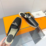 Hermès Red Ankle Strap Sandals - Lifestyle Styling Shot